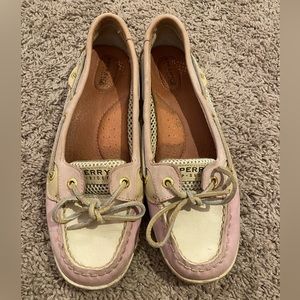 Pink and White Sperry’s